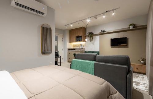 Vila Mariana Apartment | Essence Studio Vila Mariana Ar, Wi-Fi e Metrô Vila Mariana