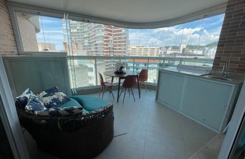 Pompeia Apartment | Estanconfor Praia Santos AC garagem sacada fechada