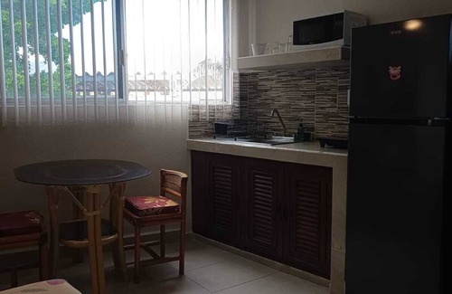 Campeche Apartment | Estudio Baluarte, pleasant space in the historic district of San Roman