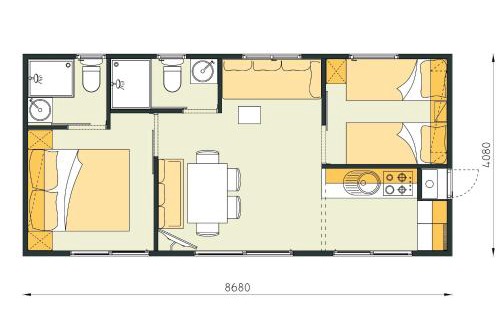 Biograd na Moru Resort | Eurocamp Mobile Homes at Campsite Ljutic