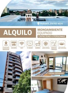 Parana Apartment | Excelente departamento, a metros del Shopping Paso del Paraná, vista al río Paraná, cochera techada privada - silencio - ideal para descansar - barrio residencial - Cámaras de seguridad 24hs - unidad Monitoreada