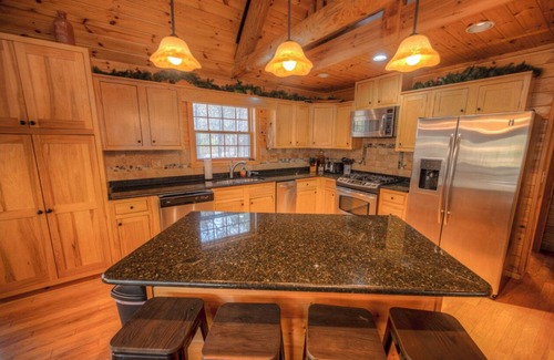 St Germain Cabin | Exceptional log home on 9+ acres with frontage on Big St. Germain Lake