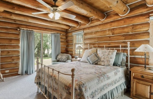 Powers Lake House | Exceptional six-bedroom log home on Powers Lake -12 minutes from Lake Geneva