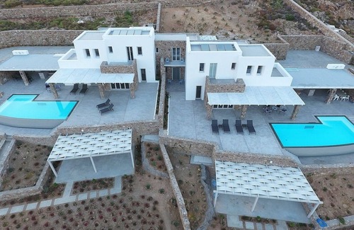 Elia Villa | Exclusive 7 Bedroom Villa with Private Pool, Jacuzzi, Gym, Stunning Sea Views 300 m to Elia Beach