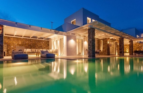 Elia Villa | Exclusive 7 Bedroom Villa with Private Pool, Jacuzzi, Gym, Stunning Sea Views 300 m to Elia Beach