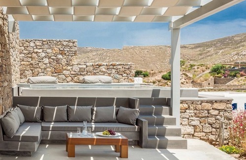 Elia Villa | Exclusive 7 Bedroom Villa with Private Pool, Jacuzzi, Gym, Stunning Sea Views 300 m to Elia Beach