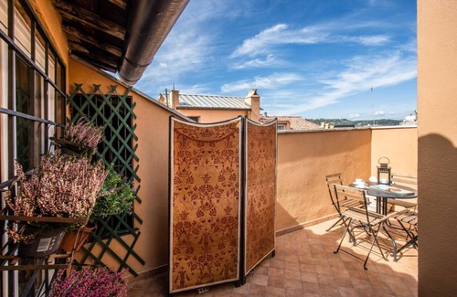 Quartiere III Pinciano Apartment | Exclusive attic with private terrace right in front of Piazza Del Popolo, with unique panoramic view