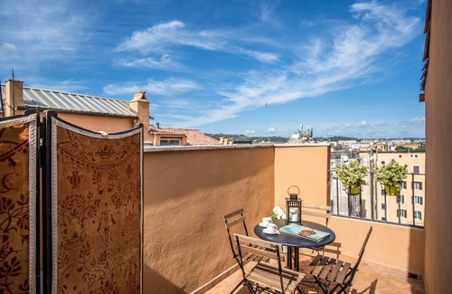 Quartiere III Pinciano Apartment | Exclusive attic with private terrace right in front of Piazza Del Popolo, with unique panoramic view