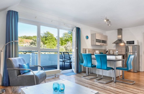 Koserow Apartment | EXCLUSIVE vacation apartment, close to the beach, sauna, whirlpool, partial fireplace, indoor pool