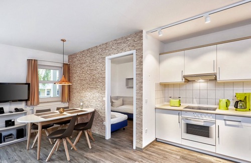 Koserow Apartment | EXCLUSIVE vacation apartment, close to the beach, sauna, whirlpool, partial fireplace, indoor pool