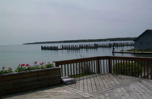 Beaver Island House | Expansive views of the whole Harbor and Whiskey Point Light house.