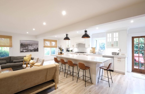 Historic Old Town House | Experience The Retreat Home with hot tub and EV charge