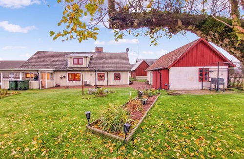 Broby House | Experience the beautiful Helgeå River during a vacation in this vacation home.