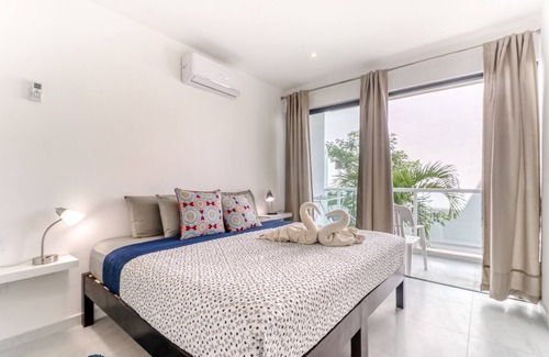 Villas Tulum Apartment | Family-friendly getaway with a balcony, partial AC, WiFi, kitchen & shared pool!