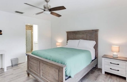 Golden Gate House | Family friendly oasis w/ heated pool & canal views