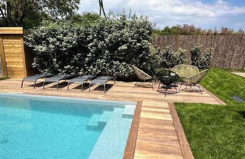 Guerande House | Family house/HEATED-SECURED SWIMMING POOL/near La Baule/Guérande/10p