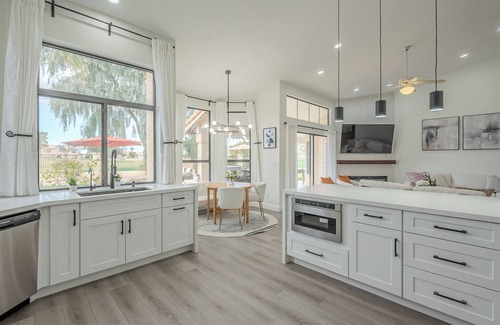 Ocotillo House | Family Oasis! Free Heated Pool+Spa, Golf+Lake View, BBQ, Putting Green, Fire Pit