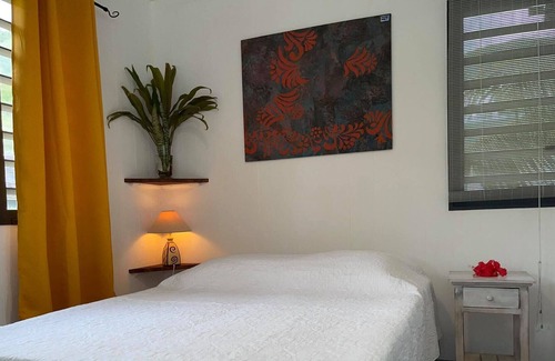 Pihaena House | Fare iti Moorea Sands, cosy bungalow between sea and mountain on Moorea