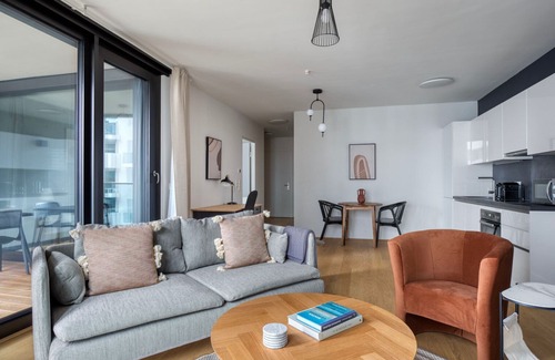 Favoriten Apartment | Favoriten 1BR w/Gym & Lounge, nr Hauptbahnhof by Blueground