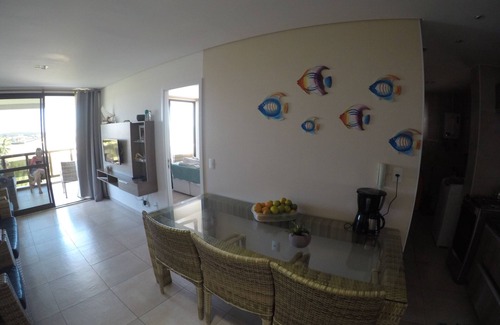 Pecém Apartment | Feet in the Sand! Facing the Sea! Balcony with sea view!