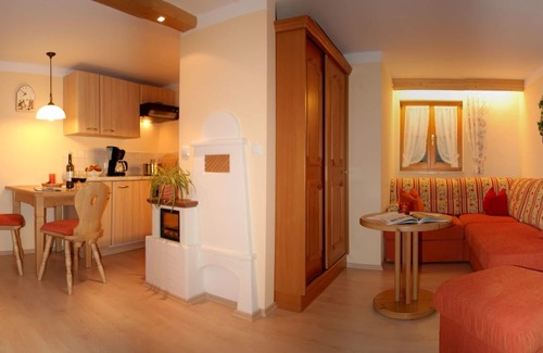 Ramsau bei Berchtesgaden Apartment | Ferienwohnung Watzmann, 1-2 Personen, 38 qm, Balkon, TV, Allergikerwohnung