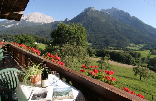 Ramsau bei Berchtesgaden Apartment | Ferienwohnung Watzmann, 1-2 Personen, 38 qm, Balkon, TV, Allergikerwohnung