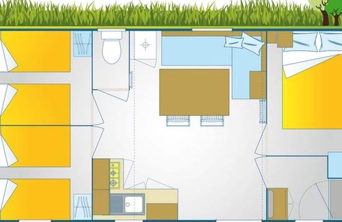 Jesolo Pineta House | Feriendorf Jesolo - Mobilehome Happy Premium (2604)