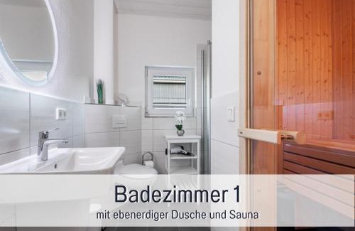 Schonberg House | Ferienhaus Küstenzauber Kalifornien - mit Hund - komplett eingezäunter großer Garten - Sauna und Kamin - im Sommer Strandkorb inklusive