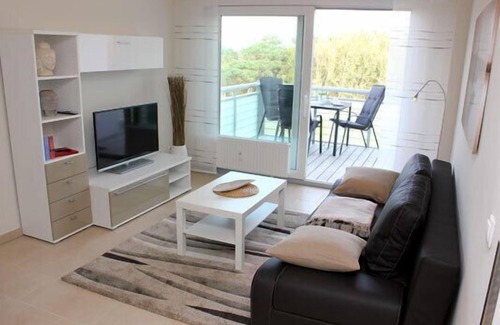 Ostseebad Dierhagen Apartment | Ferienwohnung mit Balkon und Eingeschränktem Ostseeblick Direkt Hinter der Düne