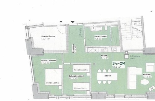 Berguen Apartment | Ferienwohnung/app. für 5 Gäste mit 90m² in Bergün/bravuogn