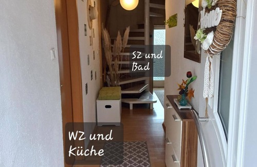 Cochem Apartment | Ferienwohnung Burgblick - apartment/apartment, shower or bath, WC, balcony