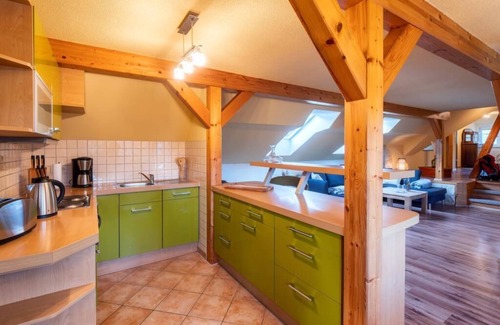 Porschdorf Apartment | Ferienwohnung "dachboden" am Weinberg Zentral Gelegen in der Sächsischen Schweiz