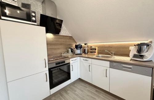 Wiesmoor Apartment | Ferienwohnung Haus Moorblick Garten mit Terrasse Netflix E-Kamin Thermomix