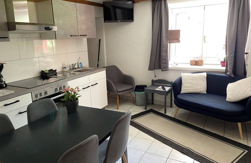 Stall Apartment | Ferienwohnung Wasserfall mit 2 Schlafzimmer und 2 Badezimmer im Erdgeschoss