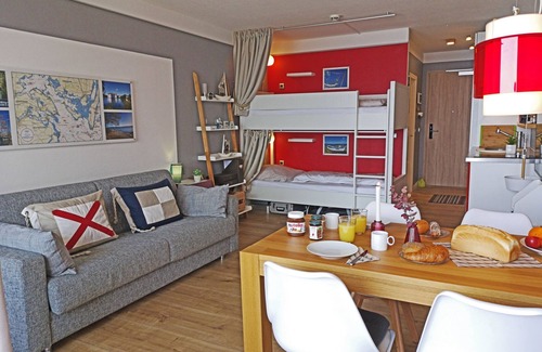 Gluecksburg Apartment | fewo1846 - Kajüte Fördeblick (App. 112)/family-friendly studio apartment