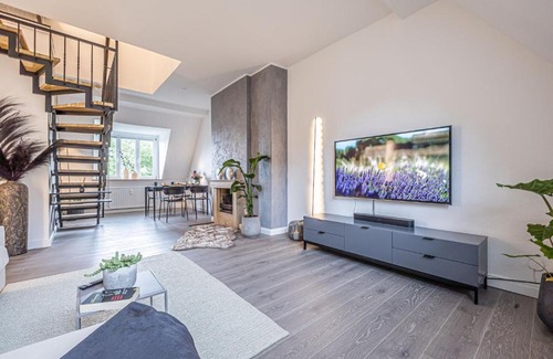 Flensburg Apartment | fewo1846 - Moewensicht - luxuriöse Maisonettewohnung mit Hafenblick für 3 Personen