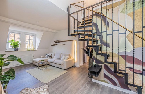 Flensburg Apartment | fewo1846 - Moewensicht - luxuriöse Maisonettewohnung mit Hafenblick für 3 Personen