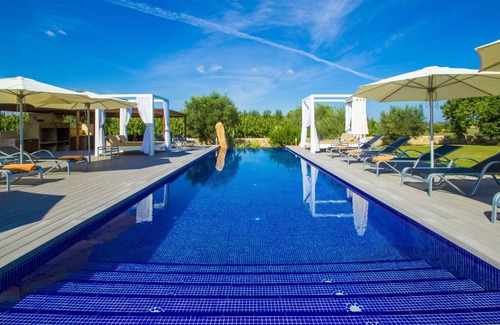 Manacor Villa | FINCA S'HORT DE CONIES - Spectacular house with private pool surrounded by fields and peac