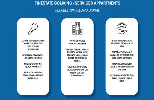 Issy-les-Moulineaux Hotel | FINESTATE Coliving Mairie d'Issy