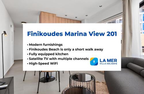 Larnaca Apartment | Finikoudes Marina View #201