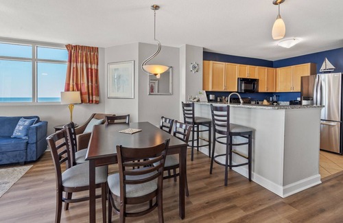 Cherry Grove Beach Condo | First-class oceanfront condo w/pools, lazy river, pier restaurant/bar in Cherry Grove