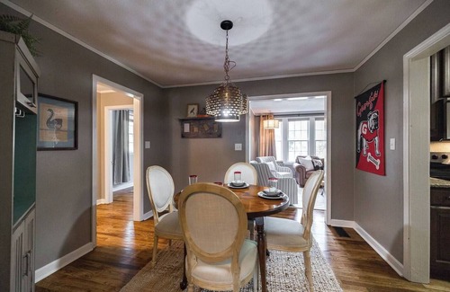 Athens House | Five Points Charmer: Delightful 3BR Cottage in Five Points, Complete W/Fire Pit.