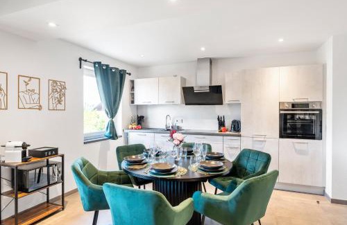 Kuenzell Apartment | flair Apartment Blossom I BBQ I 2xParken I Terrasse I Kaffee I Waschmaschine I Disney plus