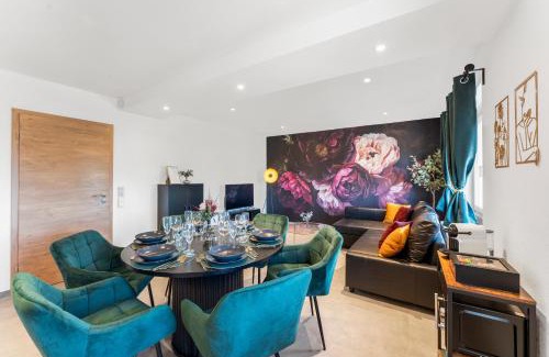 Kuenzell Apartment | flair Apartment Blossom I BBQ I 2xParken I Terrasse I Kaffee I Waschmaschine I Disney plus