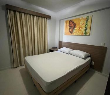Pousada do Rio Quente Apartment | Flat 501 - Condominio Veredas do Rio Quente - Diferenciado com ar na sala e no quarto