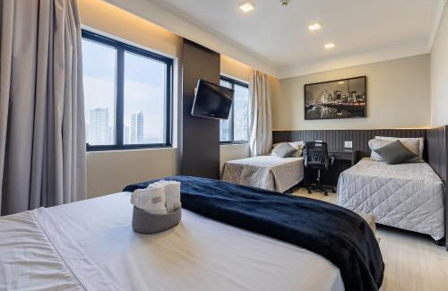 Guarulhos City Centre Apartment | Flat Moderno Hotel Slaviero GRU até 4p | Delfhy