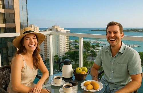 Praia do Canto Apartment | Flat Praia do Canto Iate Clube long Stay