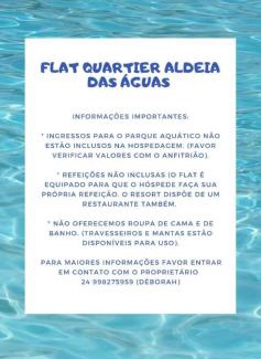 Barra do Pirai Resort | Flat's Quartier no Aldeia das Águas