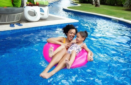 Punta Cana Apartment | Flat Swim-Up Suite w/King Bed, Direct Pool Access, Round Day Bed ALL-INCLUSIVE