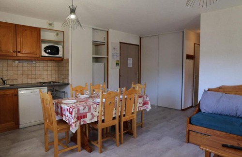 Aussois Apartment | Floor -1, terrace, tv, ski locker, 41m², Aussois